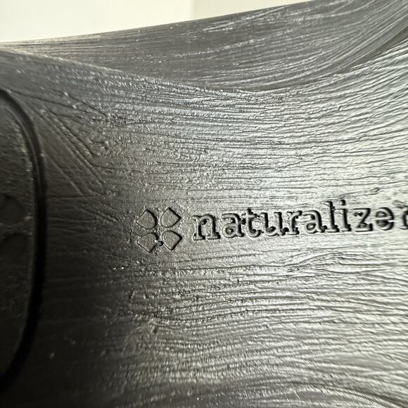 Naturalizer Kane Women’s Sandal‎ Black Leather With Ivory Stitching 7.5M - Picture 9 of 16